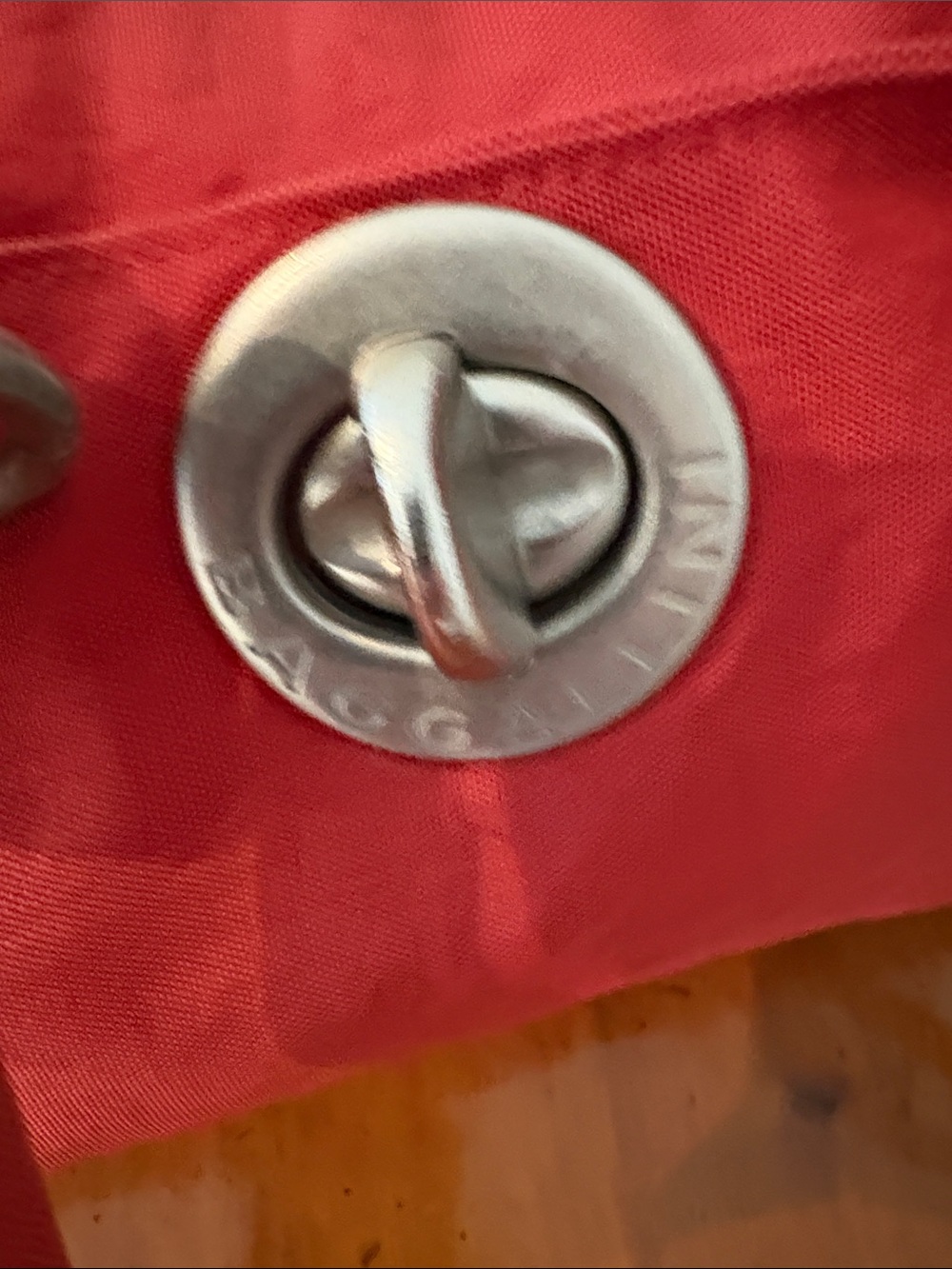 Baggallini Coral-Red Convertible Shoulder Bag with Turn-Lock - Picture 7 of 7